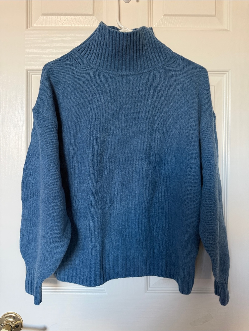 GAP Steel Blue Turtleneck Sweater